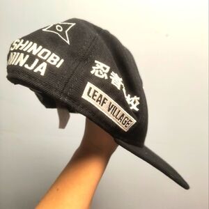 Black Ninja Themed Cap Anime Naruto Hokage Hidden Leaf Sasuke Itachi Sharingan